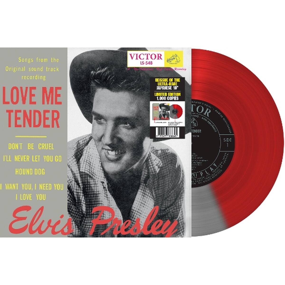 PRESLEY, ELVIS - LOVE ME TENDER (JAPAN) (red vinyl)