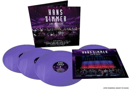 ZIMMER, HANS - LIVE IN PRAGUE (Limited coloured 4LP version)