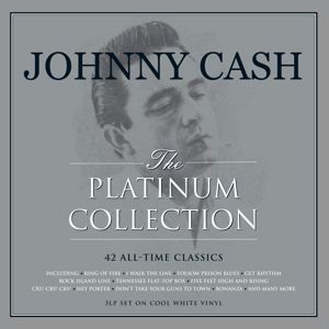 JOHNNY CASH - PLATINUM COLLECTION (3LP set White vinyl)