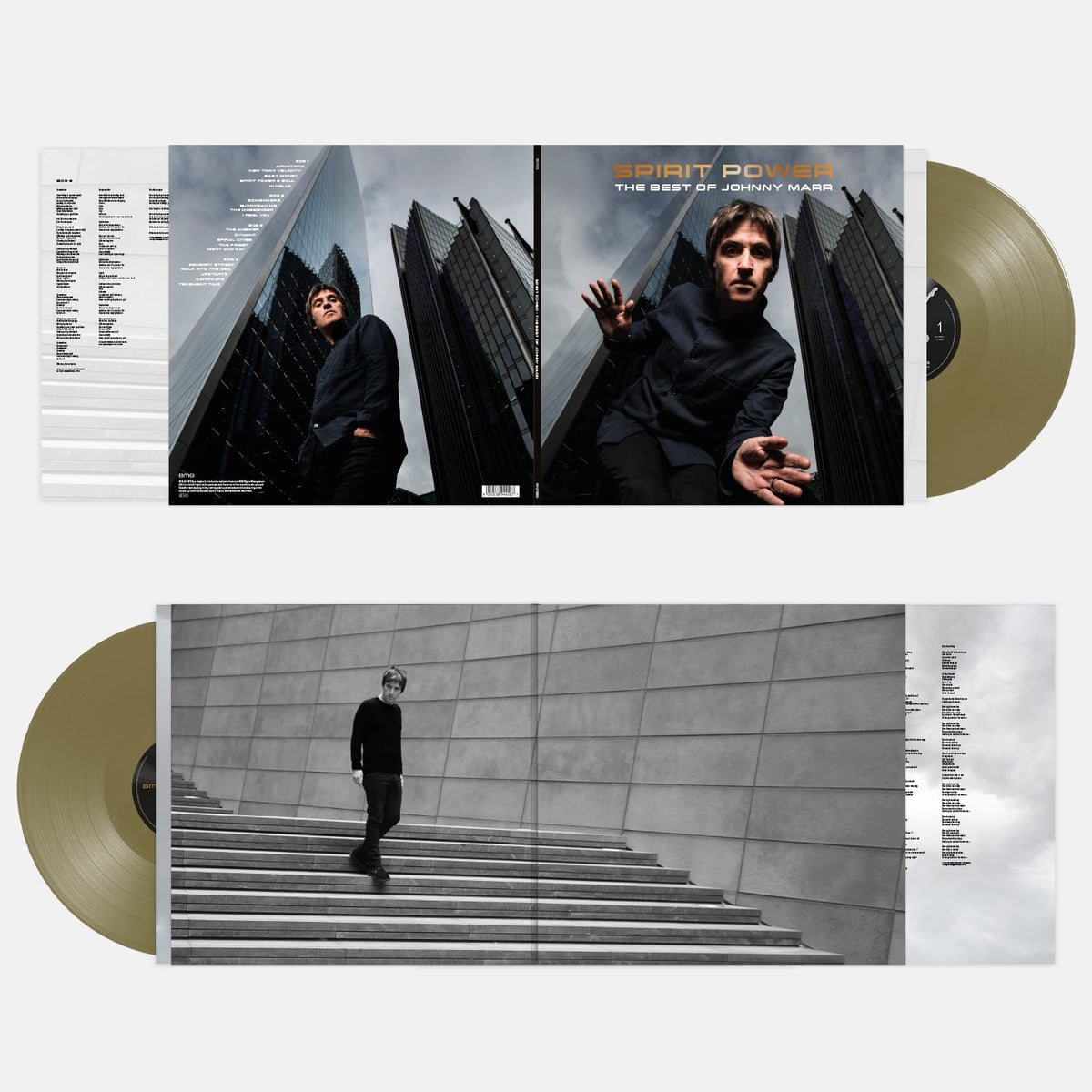 MARR, JOHNNY - SPIRIT POWER: THE BEST OF JOHNNY MARR (Gold coloured vinyl)