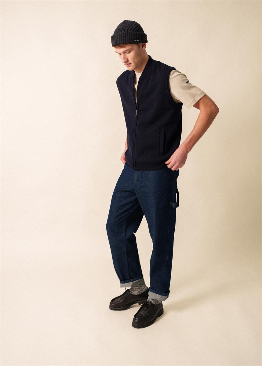 Saint James Gilet Verbier- Navy
