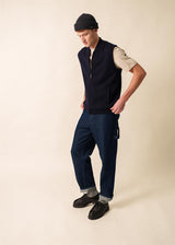 Saint James Gilet Verbier- Navy