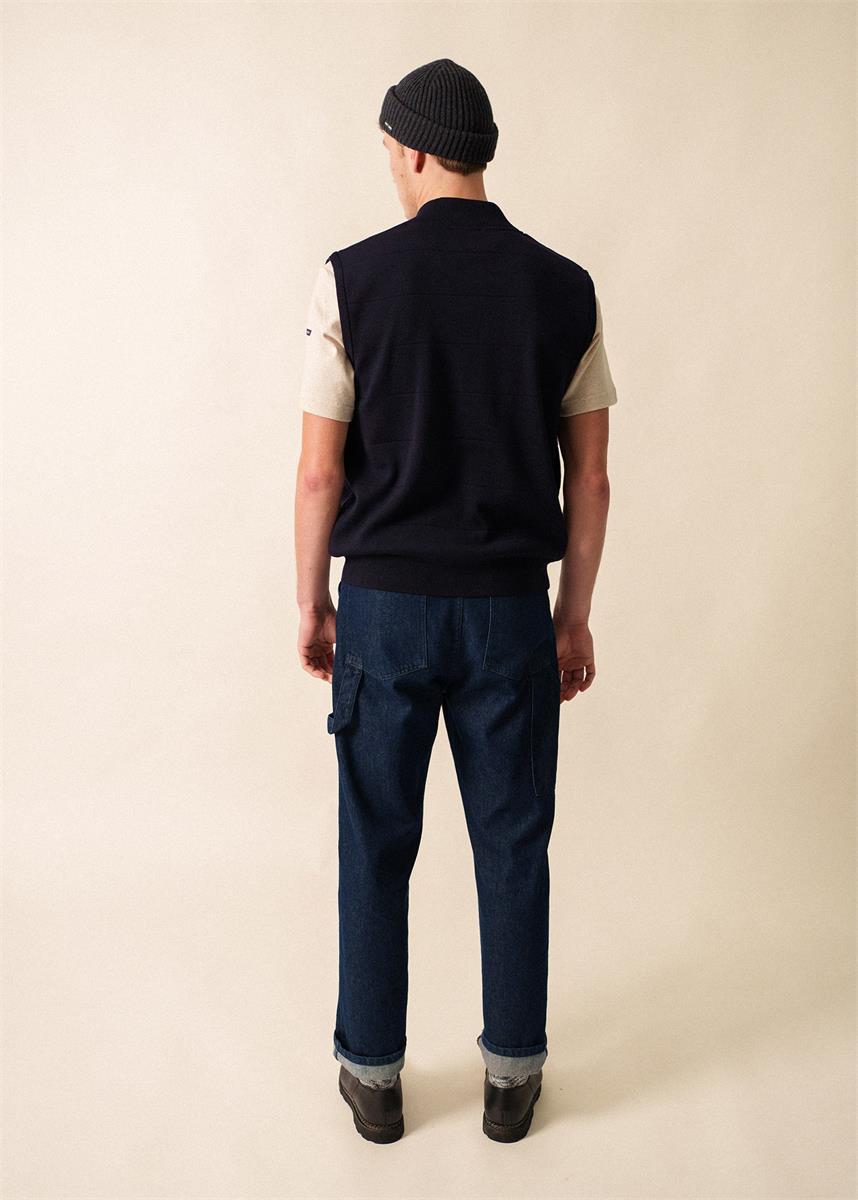 Saint James Gilet Verbier- Navy