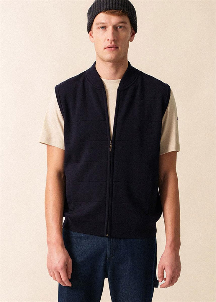 Saint James Gilet Verbier- Navy