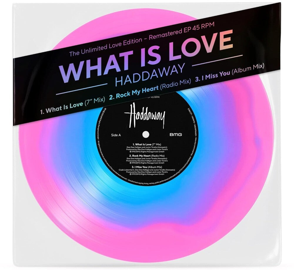 HADDAWAY - WHAT IS LOVE (10 Inch!!  Coloured Vinyl)