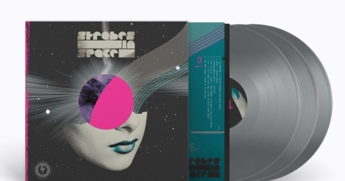 V/A - STROBES IN SPACE (INDIE SLEAZE, NU RAVE & FUTURE DISCO 2000-2009) (Grey 3LP set)