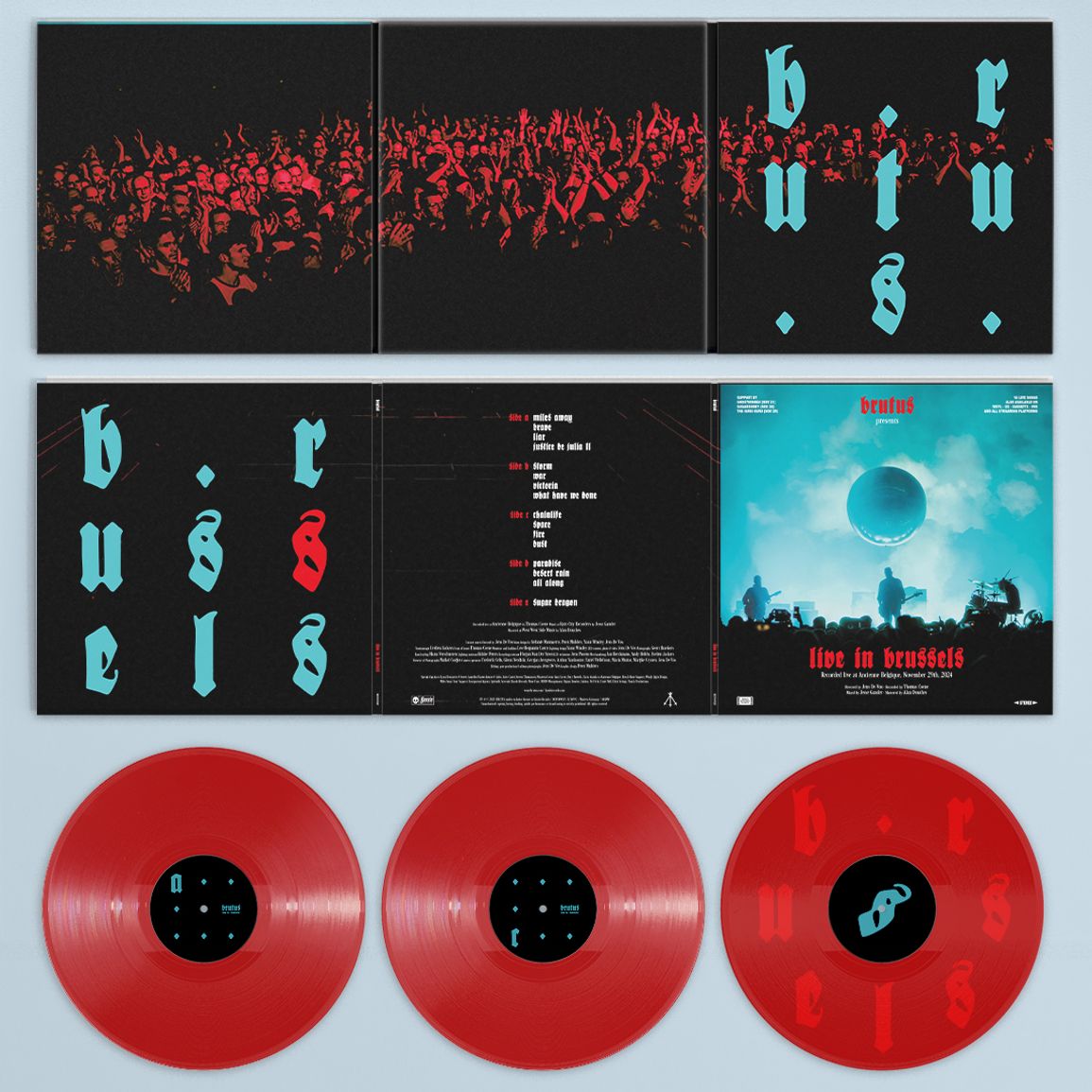 BRUTUS - LIVE IN BRUSSELS (3LP coloured vinyl)