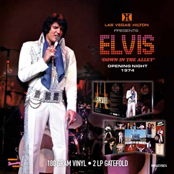 PRESLEY, ELVIS - LAS VEGAS DOWN IN THE ALLEY OPENING NIGHT 1974
