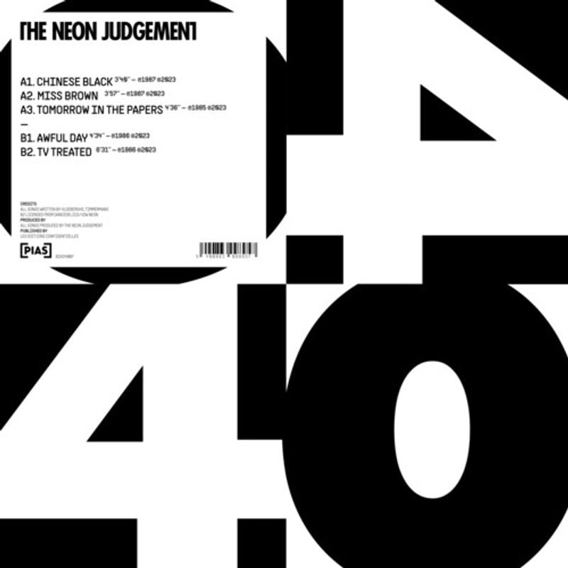 NEON JUDGEMENT - PIAS 40
