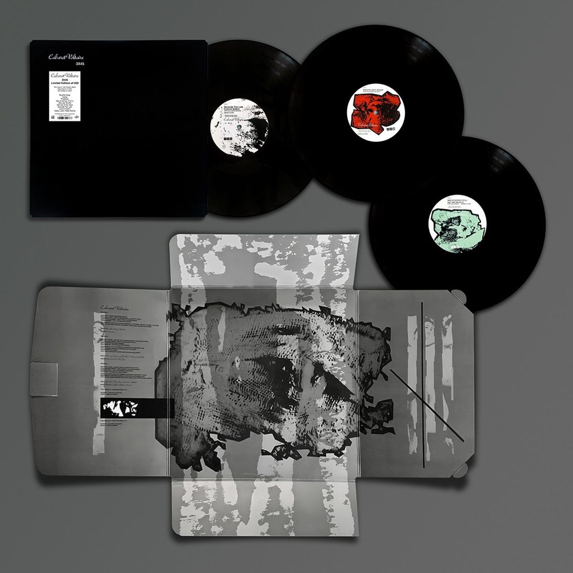 CABARET VOLTAIRE - 3X45 (limited (500 pcs!!) 3LP set)