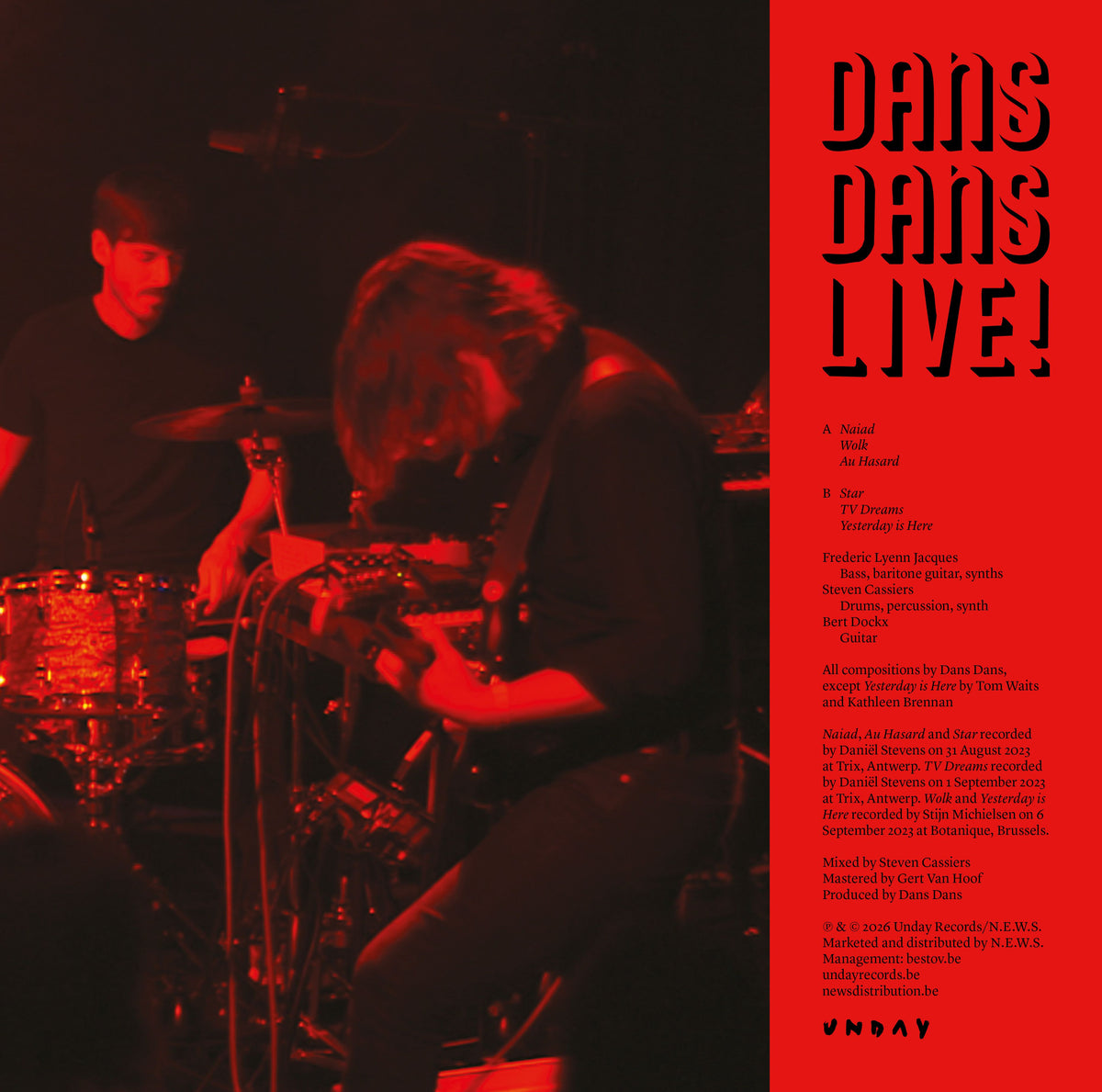 DANS DANS - LIVE! (rsd 2026)