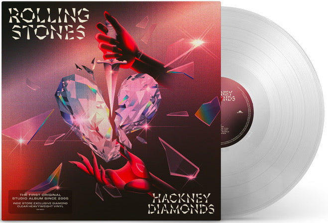 ROLLING STONES - HACKNEY DIAMONDS (Diamond Clear Vinyl)