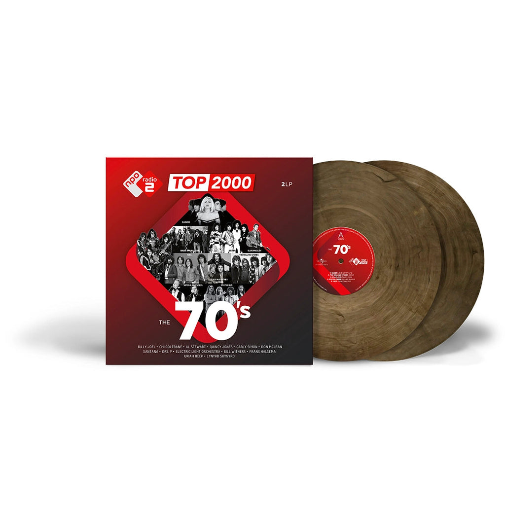 V/A - TOP 2000 - THE 70'S (Transparent, Coloured Almost Pink Vinyl LP)