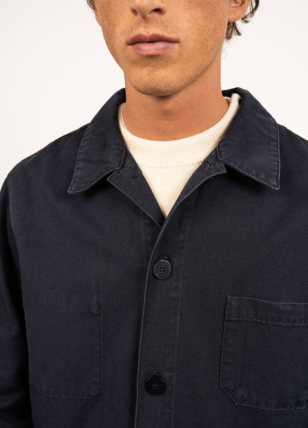 Saint James Sirocco fisherman's jacket - Marine
