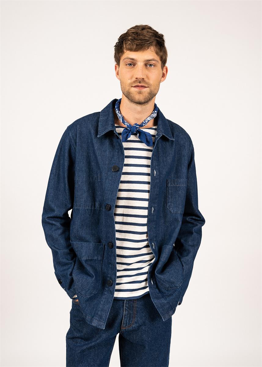 Saint James Sirocco fisherman's jacket - Denim