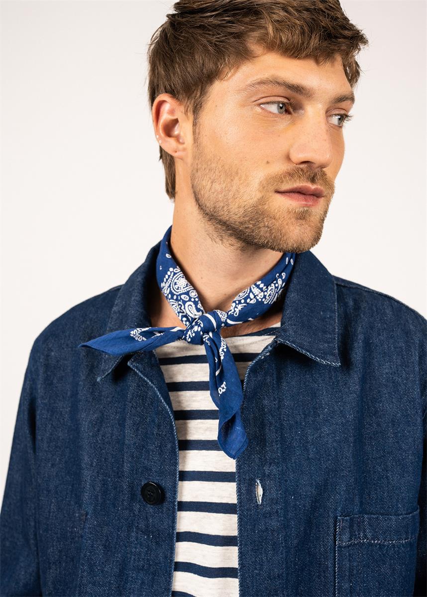 Saint James Sirocco fisherman's jacket - Denim