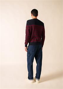 Saint James Pull Binic - Navy/Medoc
