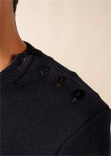 Saint James Pull Binic - Navy/Medoc