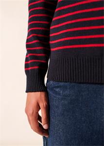 Saint James Pull Binic - Navy/Medoc