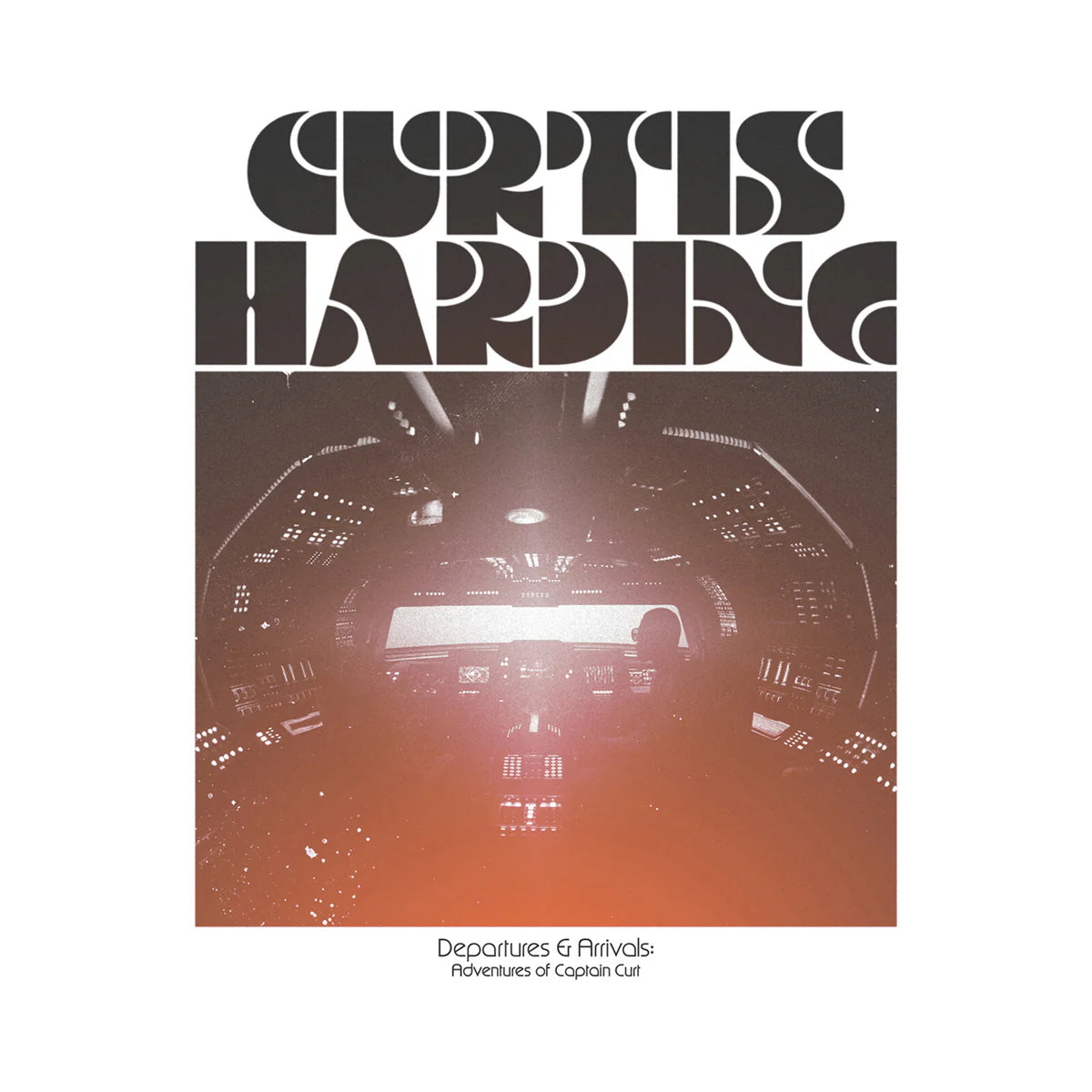 HARDING, CURTIS - DEPARTURES & ARRIVALS ADVENTURES OF CAPTAIN CURT (Solid white indie vinyl)
