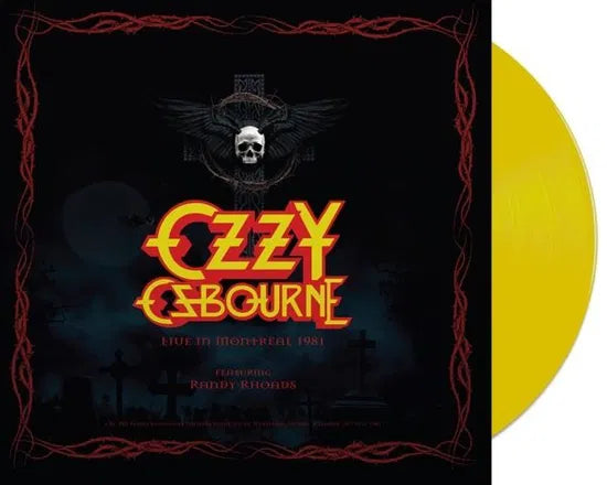 OSBOURNE, OZZY - LIVE IN MONTREUX '81 (yellow vinyl)