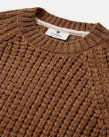 Arnekjendt Knitwear - Aksune Structure Knit - Golden Brown