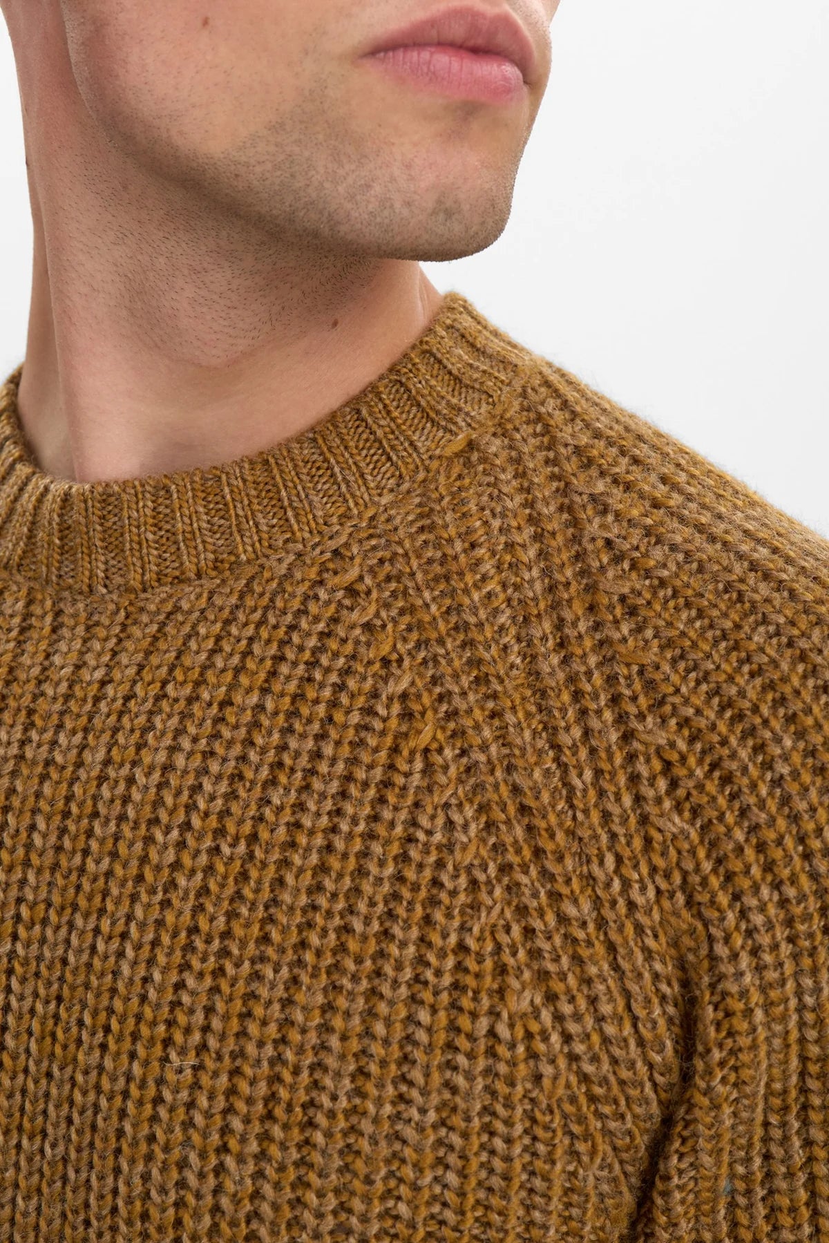 Arnekjendt Knitwear - Aksune Structure Knit - Golden Brown