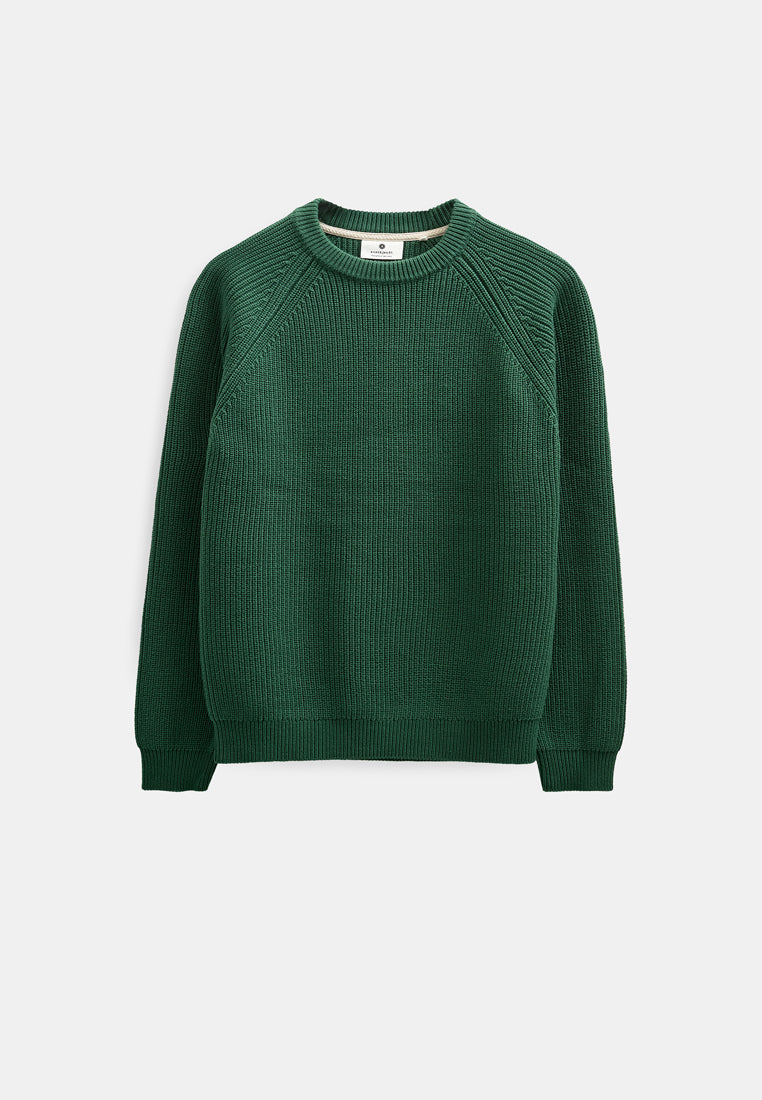 Anerkjendt Aksune Patent Knit- Hunter Green