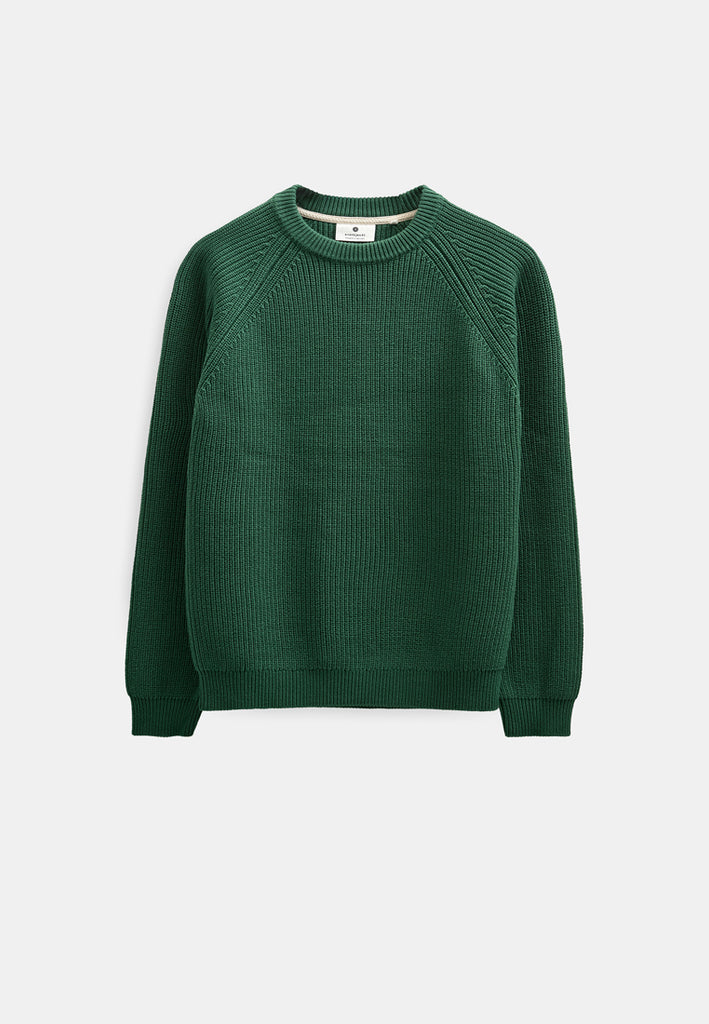 Anerkjendt Aksune Patent Knit- Hunter Green
