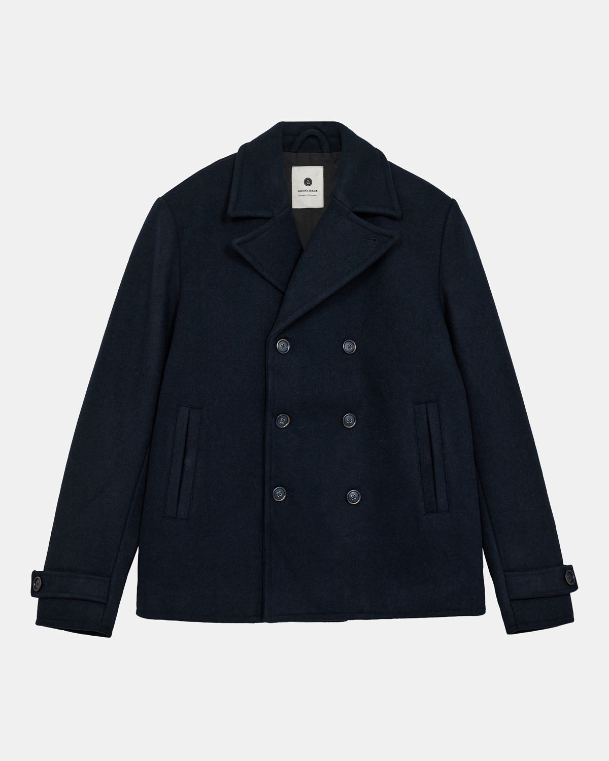 Anerkjendt Jacket AKBØRGE WOOL COAT - Sky Captain