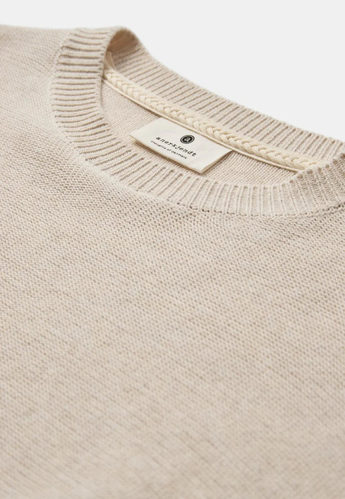 Anerkjendt Knitwear - AKEBBE COTTON/SILK KNIT - Tofu