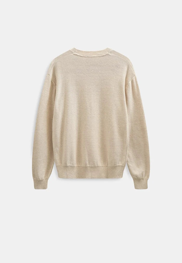 Anerkjendt Knitwear - AKEBBE COTTON/SILK KNIT - Tofu