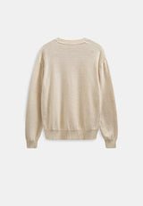 Anerkjendt Knitwear - AKEBBE COTTON/SILK KNIT - Tofu