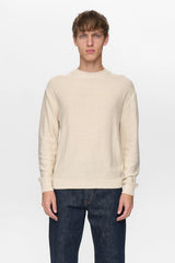 Anerkjendt Knitwear - AKEBBE COTTON/SILK KNIT - Tofu