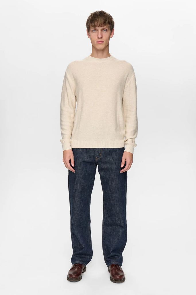 Anerkjendt Knitwear - AKEBBE COTTON/SILK KNIT - Tofu