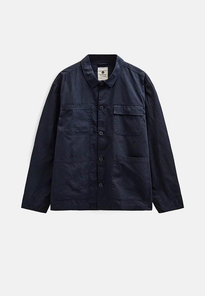 Anerkjendt Akodin  Poplin Overshirt  - Sky Captain