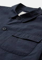 Anerkjendt Akodin  Poplin Overshirt  - Sky Captain
