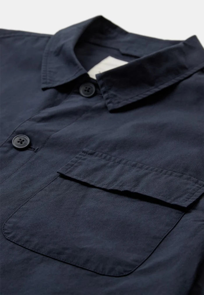 Anerkjendt Akodin  Poplin Overshirt  - Sky Captain