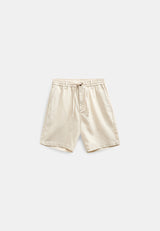 Anerkjendt Akjames Linen Shorts - Brown Rice Melange