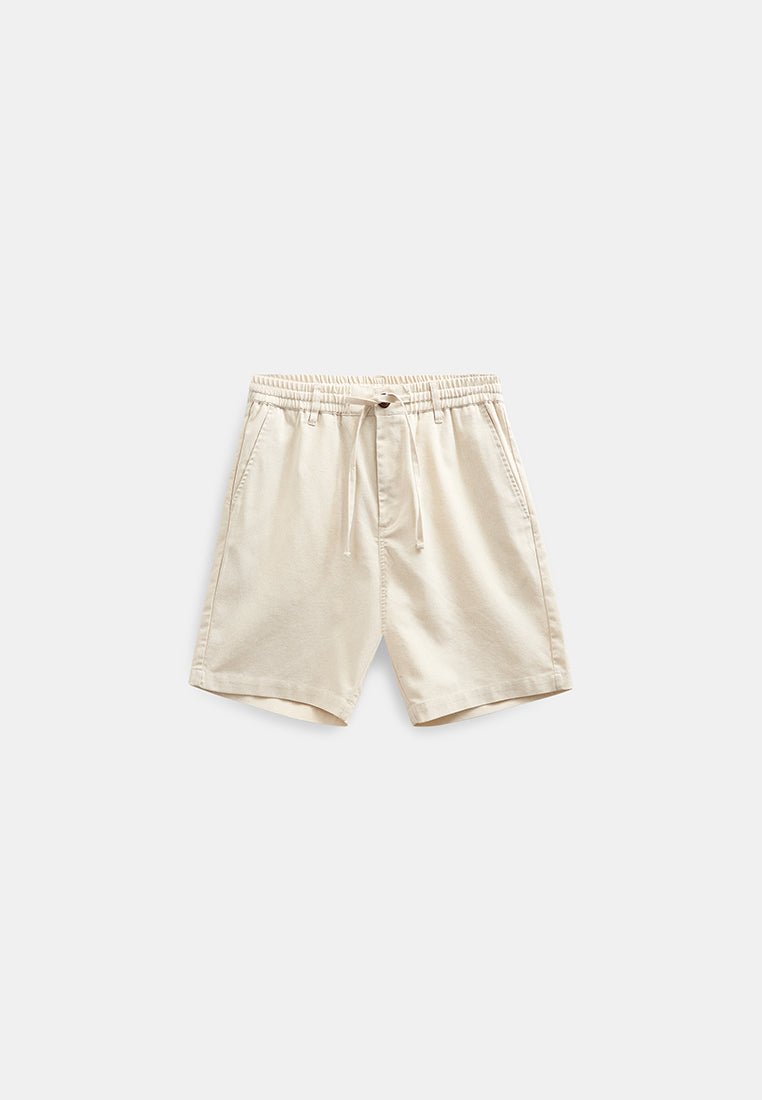 Anerkjendt Akjames Linen Shorts - Brown Rice Melange