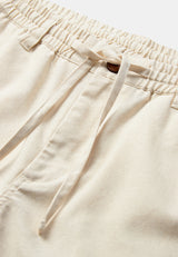 Anerkjendt Akjames Linen Shorts - Brown Rice Melange