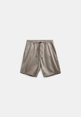 Anerkjendt Akjames Linen Shorts - Grey Flannel