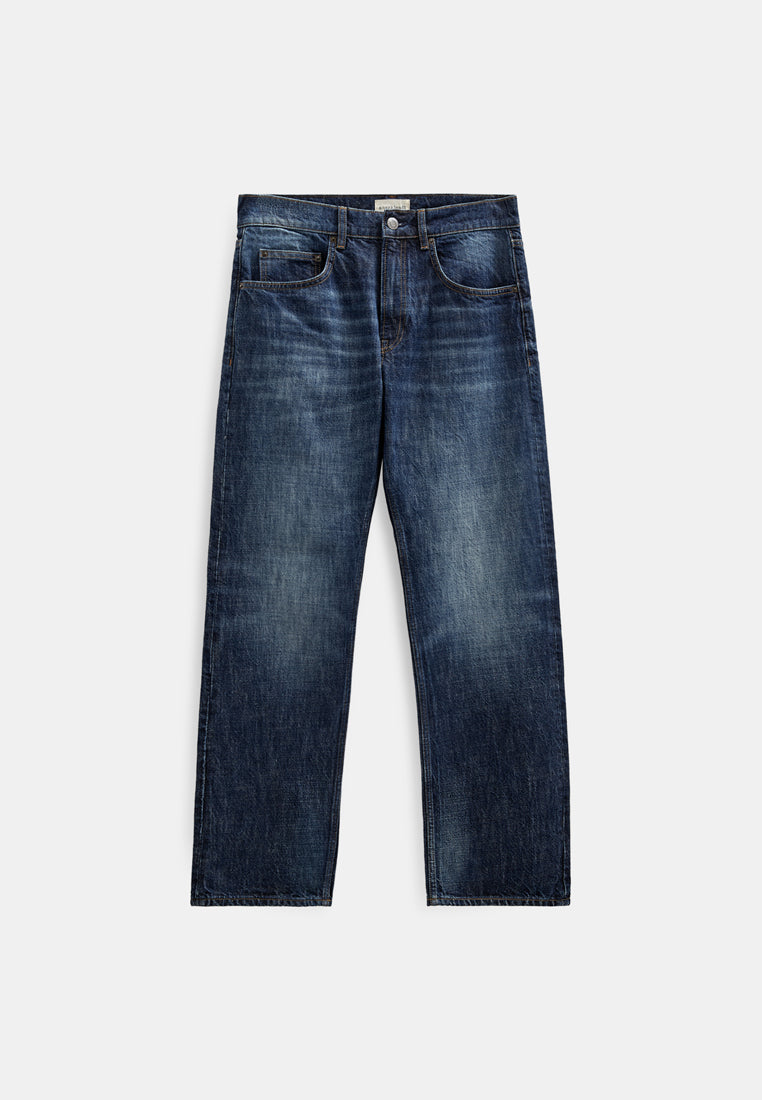Anerkjendt - AKJUSTIN JEANS - 8016 DARK BLUE SKY - L32