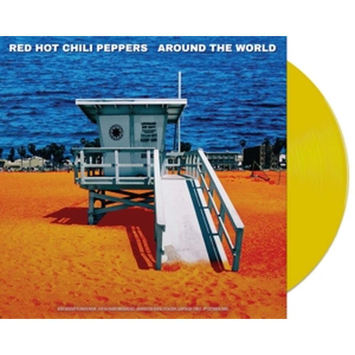 RED HOT CHILI PEPPERS - AROUND THE WORLD (yellow vinyl)