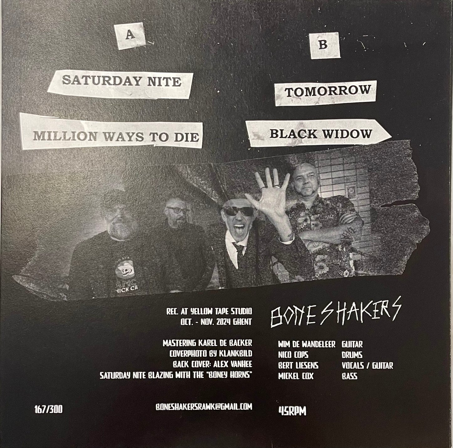 BONESHAKERS - 7" EP