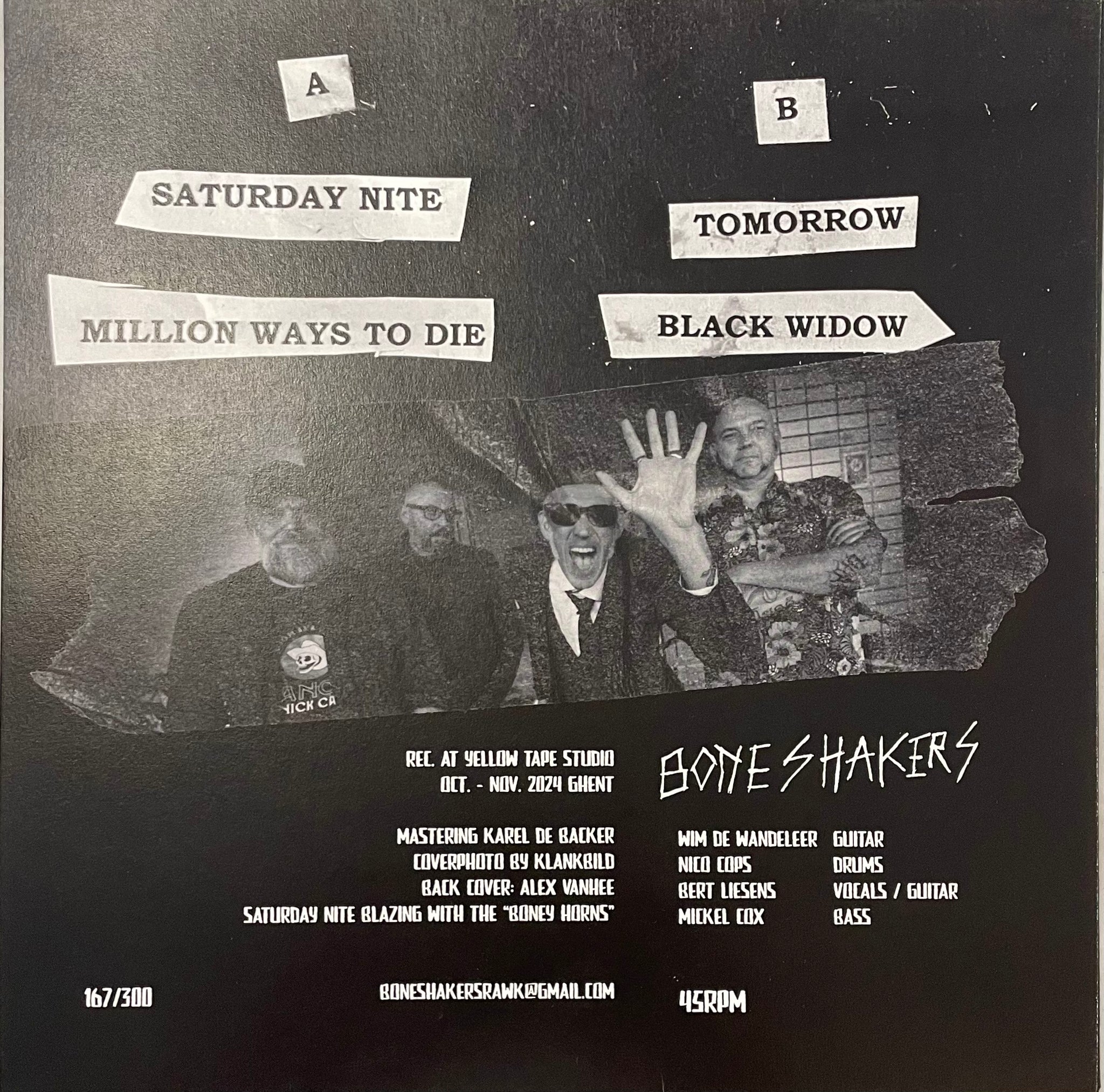 BONESHAKERS - 7" EP