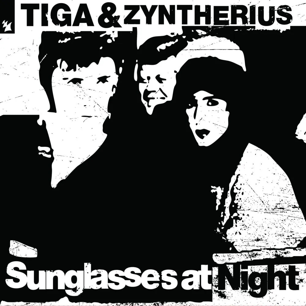 TIGA & ZYNTHERIUS - SUNGLASSES AT NIGHT (white vinyl, incl. Chris Liebing remix)