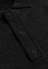 Antwrp Knitted Polo - Anthracite