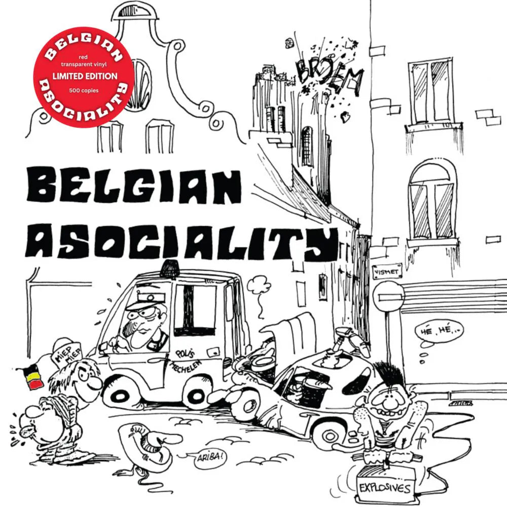 BELGIAN ASOCIALITY - BELGIAN ASOCIALITY (Red transparent - ltd 500 cps!!) (pre-order 11/04/2025)