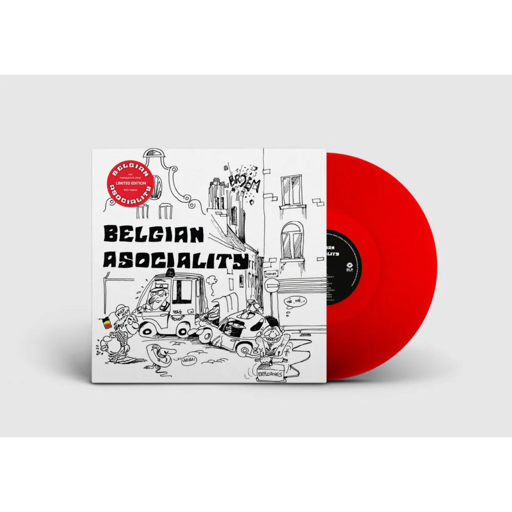 BELGIAN ASOCIALITY - BELGIAN ASOCIALITY (Red transparent - ltd 500 cps!!) (MAX 1 per PERSOON!)